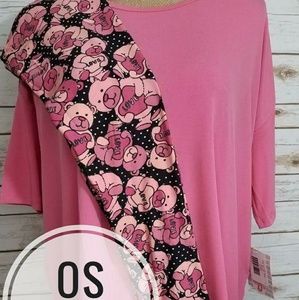 BRAND NEW VALENTINE'S LULAROE LEGGINGS - OS